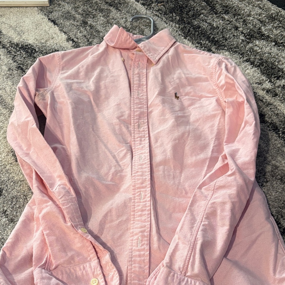 Ralph Lauren Light Pink Custom Fit Shirt